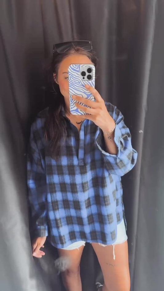 Ash Flannel : Blue
